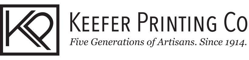 Keefer Printing Home page for Keefer Printing